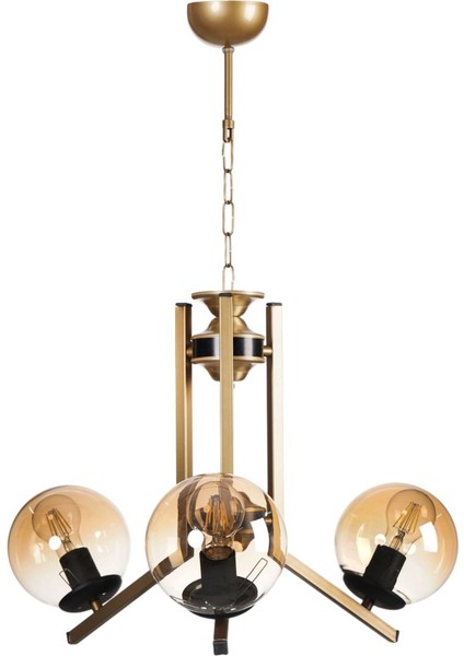 Yeni Ruby 3 Lü Eskitme Bal Camlı Avize fiyatları