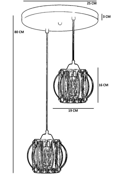 Ohrid 2 Li Tepsili Siyah Sarkıt fırsatları