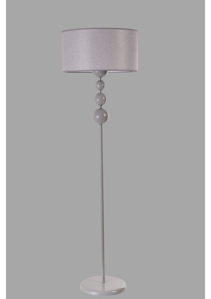 Hayal Gri Lambader Silindir Hasır Gri Abajurlu modelleri