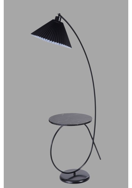 Kaya Sehbalı Siyah Lambader Pileli Siyah Abajurlu modelleri