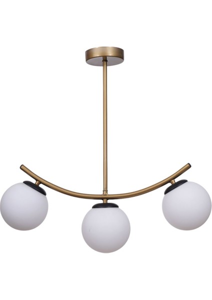 Velvet 3 Lü Eskitme Beyaz Camlı Plafonyer Avize fiyatları