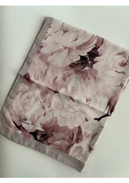 Şakayık Desen Ince Pamuk Şal