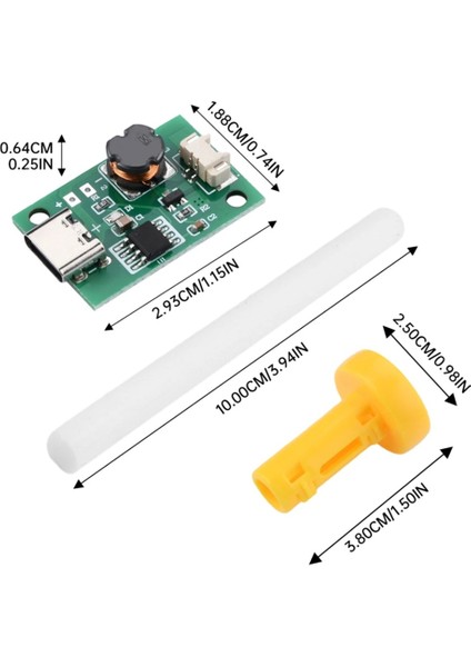 Type-C Sprey Nemlendirici DC5V Nemlendirme Devre Kartı Ultrasonik Atomizer Mini Nemlendirici Devre fiyatları