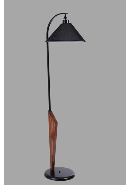 Aktan Ceviz Lambader Hasır Siyah Abajurlu modelleri