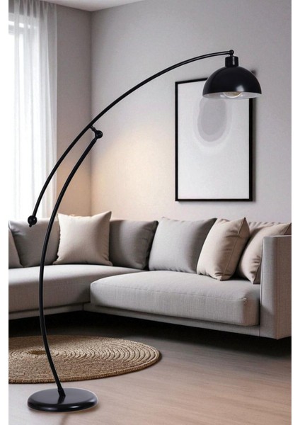 Zümra Siyah Lambader Retro Siyah Başlıklı