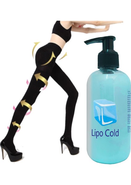 Cold Selülitlerinize Fazla Yağlarınıza Krem 250 ml + (L-Xl) Süper Akıllı Mikro Kapsüllü Inceleştirmeye & Biçimlendirmeye Tayt