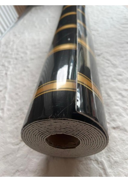 120X300 cm Mermer Desenli Siyah Yapışkanlı Duvar Paneli Rulo