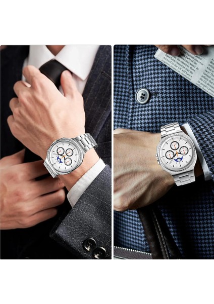 Galaxy Watch 8 44MM 40MM / Galaxy Watch 8 Classic 46MM ile Uyumlu Paslanmaz Çelik Kordon fırsatları
