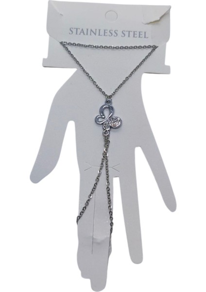 Gümüş Renk Içi Boş Kelebek Çelik Şahmeran - 3575 fiyatları