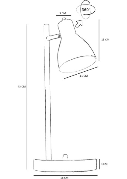 Otis Siyah Masa Lambası indirimleri
