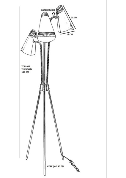 Yeni Akasya 3 Lü Turuncu Lambader Lazer Başlıklı fırsatları
