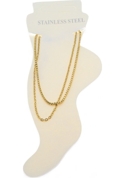 Altın Renk Asansör Sf Çelik Halhal - 3477