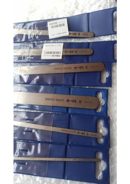 Pfeil Keman Yapımcı Bıçakları Pfeil® Bıçak 1 - 3,5 Mm/ 2 - 6 Mm/ 3 - 9 Mm/ 4 - 12 Mm/ 5 - 15 Mm/ 6 - 19 mm Toplamda 6 Adet Set fırsatları