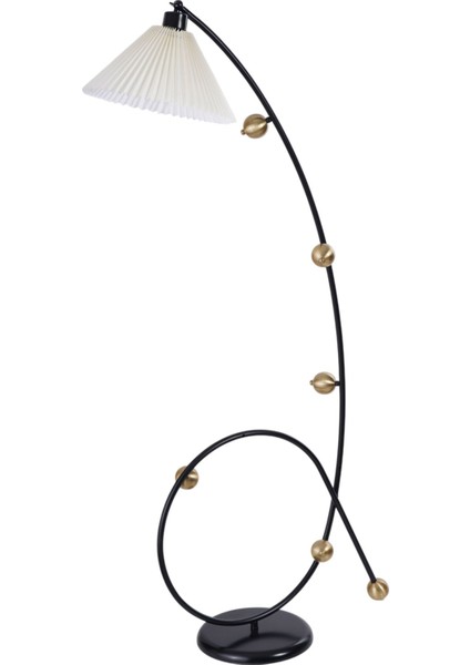 Yekta Siyah Lambader Pileli Krem Abajurlu fiyatları