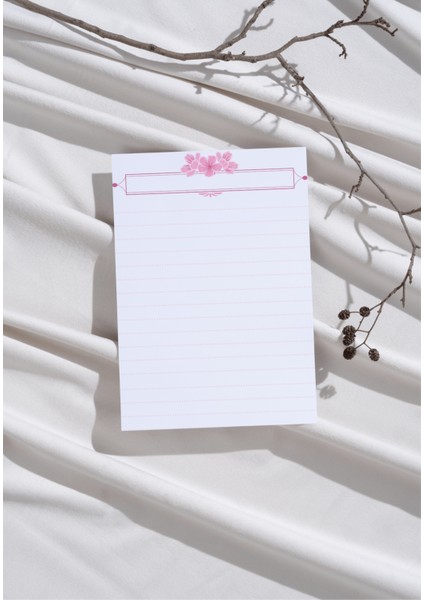A6 Pinterest Sakura-1 Çek-Kopar Notepad, Memopad, Note Defteri, To Do List