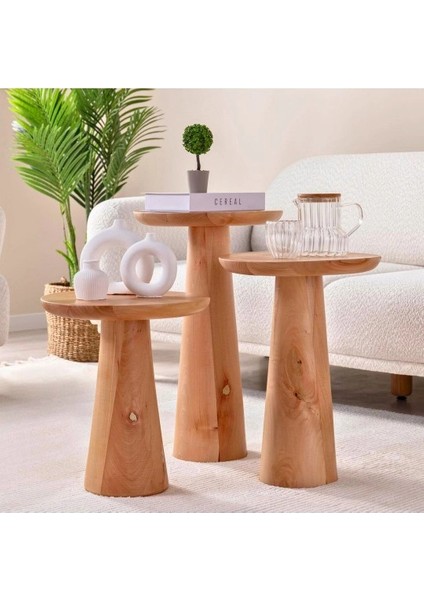 Mantar Sehpa Natural Yan Sehpa fiyatları