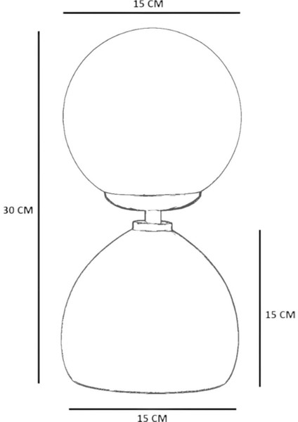 Cameron Ceviz Beyaz Camlı Masa Lambası indirimleri
