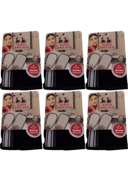 Krep Kese - Siyah Ms-28 (6 Lı Set)