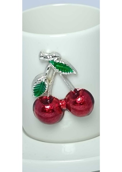 2 Kişilik Kiraz Detaylı Kahve Fincan Takımı, Şık ve Zarif Tasarım modelleri