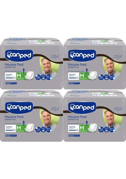 Mesane Pedi Klasik Erkek M-Orta 48 Adet