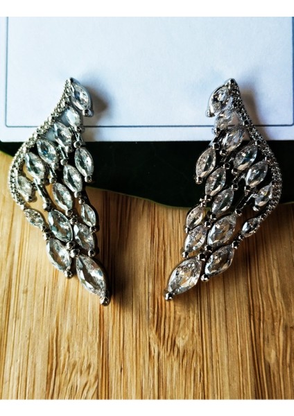 Lüks Figürlü Taşlı Küpe