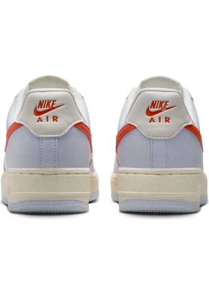Air Force 1 Af1 07 Next Nature Leather Sneaker Cream Liliac Hakiki Deri Günlük Spor Ayakkabı Krem Lila fırsatları