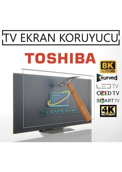 Toshiba Uyumlu 32LA3B63DT 32'' Inç 81 Ekran Toshiba Tv Ekran Koruyucu