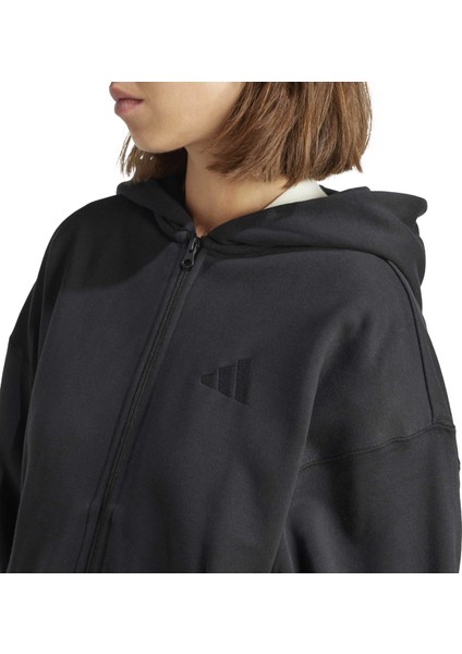 Kadın Günlük Ceket All Szn French Terry Loose Full-Zip Hoodie JJ1251 fırsatları