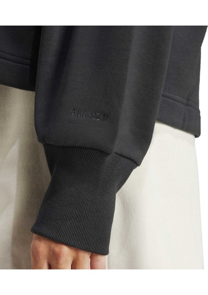 Kadın Günlük Ceket All Szn French Terry Loose Full-Zip Hoodie JJ1251 indirimleri