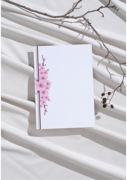 A6 Pinterest Sakura-2 Çek-Kopar Notepad, Memopad, Note Defteri, To Do List