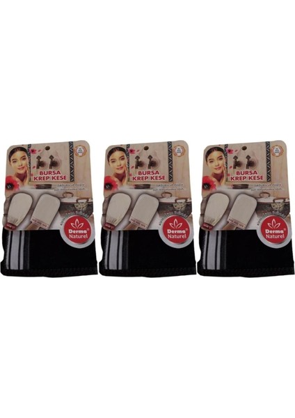 Krep Kese - Siyah Ms-28 (3 Lü Set)