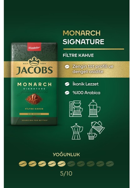 Monarch Filtre Kahve 1000GR (2PK*500GR) modelleri