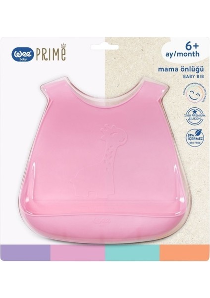 Prime Silikon Mama Önlüğü (KOD-927) - Pembe fiyatları