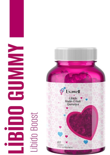 Libido Kadın & Erkek Gummy – Bitgummy Destekli Takviye Edici Gıda