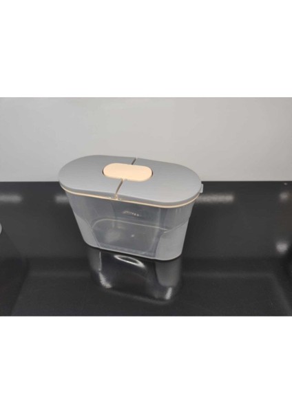 Gri 2 Litre Kapaklı Saklama Kabı, Çok Amaçlı ve Dayanıklı Tasarım fiyatları