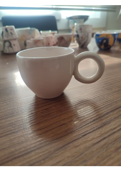 El Yapımı, Doğal, Yıkanabilir, Sıcağa ve Soğuğa Dayanıklı Çok Renkli Seramik Fincan indirimleri