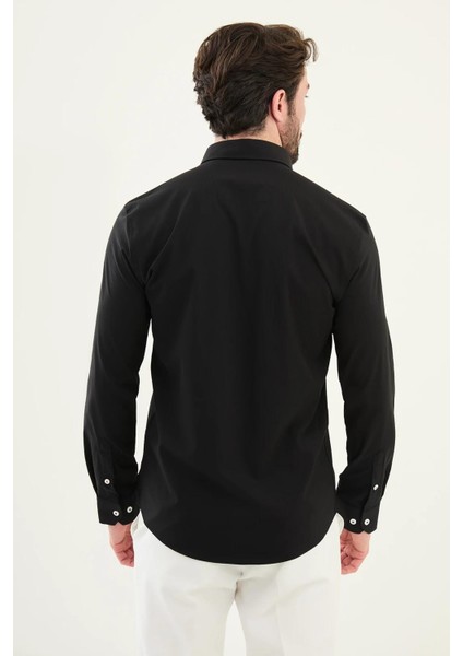 Gofreli Slim Fit Pamuk Erkek Gömlek 27081 modelleri