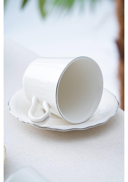 6 Kişilik Silver Çay Fincanı Takımı, 210 Ml, Şık ve Kaliteli Tasarım modelleri