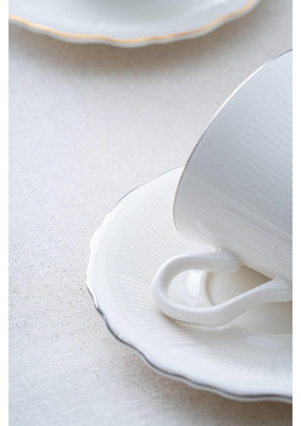 6 Kişilik Silver Çay Fincanı Takımı, 210 Ml, Şık ve Kaliteli Tasarım fırsatları