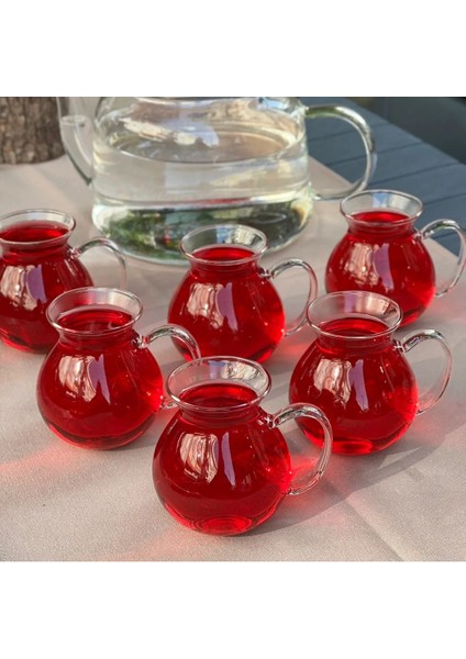 Borosilikat Çay Bardağı Seti 6'lı, Şık ve Dayanıklı Tasarım