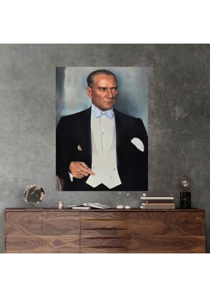 Atatürk Canvas Tablo Duvar Ev Dekarasyon Duvar Süsü Kanvas Ölçü Seçmeyi Untmayınız : )