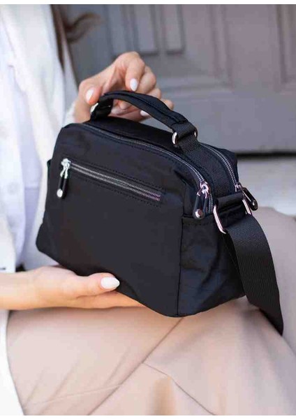 Eflanmoda Su Geçirmez Paraşüt Kumaştan Çok Bölmeli Kadın El ve Omuz Çantası fiyatları