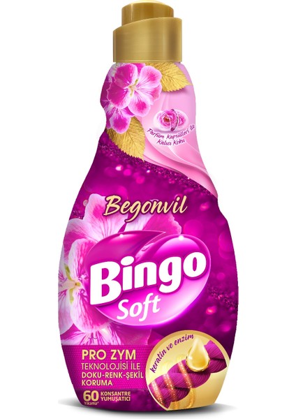 Soft Çamaşır Yumuşatıcı Konsantre 1440ML Karma 8 Li Set (Lilyum-Lavanta-Begonvil-Nergis) indirimleri