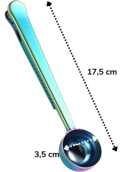 Renkli Çok Fonksiyonlu Paslanmaz Çelik Kahve Ölçü Kaşığı (4881) modelleri