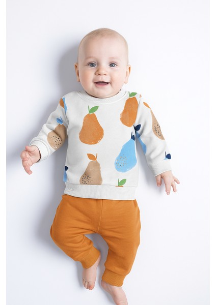 Erkek Bebek 6/24 Ay Armut Bebe 2'li Erkek Alt Üst Takım