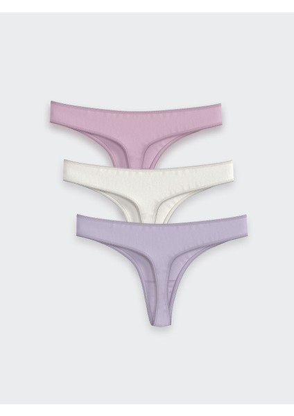 Yeni Sezon Duz Tanga Kulot 3'lu Paket - S5H162Z8 fiyatları