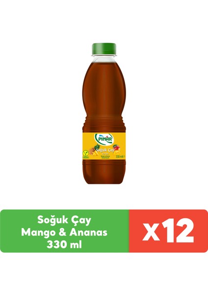 Soğuk Çay Mango & Ananas 330 ml x 12 Adet