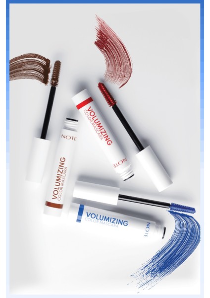 Volumizing Color Hacim ve Uzatma Etkili Renkli Maskara - Mavi modelleri