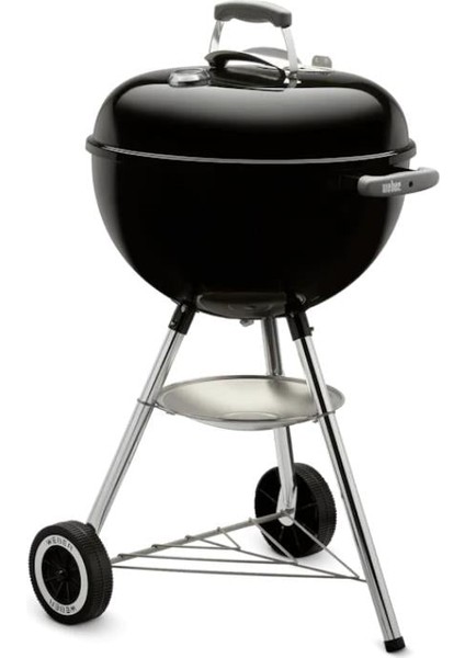 Classic Kettle 47 cm – Parlak Siyah Emaye Emayeli Kazan | One-Touch™ Temizlik | Kompakt 47 cm Çap modelleri