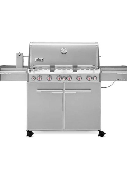 Summit® S-670 Paslanmaz Çelik Gazlı Barbekü – 6 Brülör + Sear / Tütsü / Rotisserie modelleri